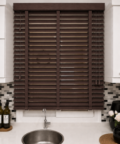 Ahşap Jaluzi Perde 50 mm - 106 Wenge